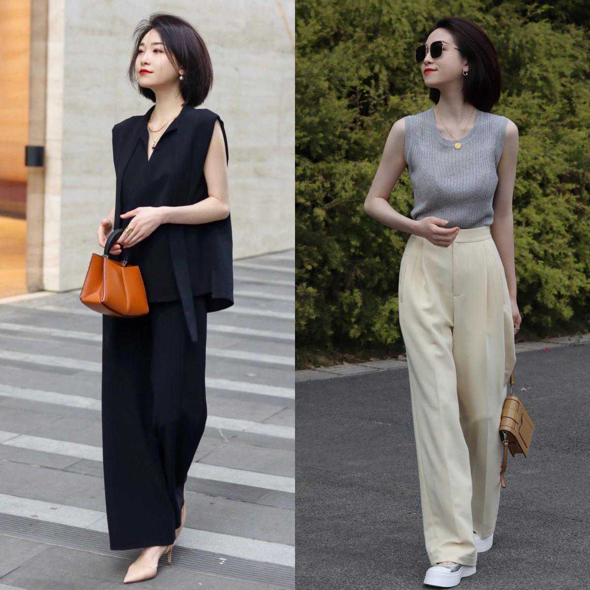 夏天选这件“无袖上衣”，清爽时髦有气质，美得很高级