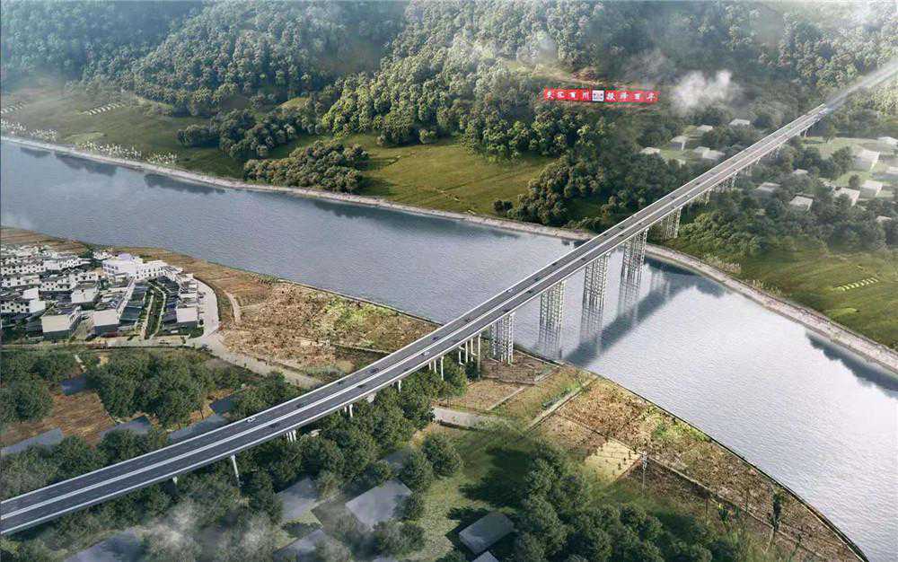 泸石高速公路得妥特大桥水中首桩完成浇筑